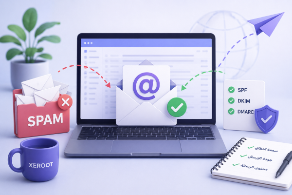 وصول البريد الإلكتروني إلى Inbox